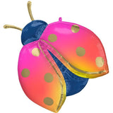 Foil Shape Colourful Ladybug 68cm x 83cm #44189