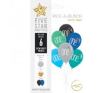 1st Birthday "one" Crowns & Stars Assortment Pick-A-Bunch 6pk UNFILLED