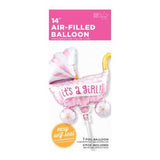 Pram Its a Girl Buggy Junior 14inch Foil Balloon #01179-01