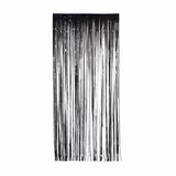 Metallic Curtains 90x 200cm Black #5350BK
