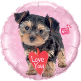 Foil 45cm (18") Studio Pets - Love You Terrier #55229