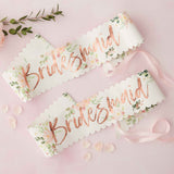 FLORAL HEN PARTY BRIDESMAID SASHES 2 pack #984816
