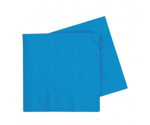 Electric Blue Lunch Napkins 40pk