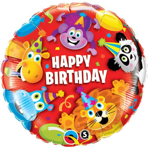Happy Birthday Party Animal Foil Balloon #14182