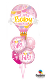 Baby Girl Hot Air Balloon Bouquet #BG13