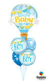 Baby Boy Hot Air Balloons Bouquet #BB13