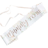 Baby in Bloom Sash Mummy to Be Foiled #BL-102