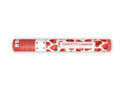 Confetti Cannon Hearts Red 60cm #482044