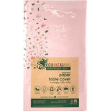 Biodegradable Tablecover Pink Paper Rectangle