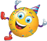 Smiley Party Guy Foil Supershape Balloon #49360
