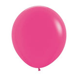 Fuchsia 45cm 18inch Round Latex Balloons UNFILLED 6pk #45034