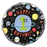 Foil 45cm Outer Space Happy 1st Birthday #73277