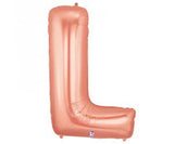 Giant Letter Balloon L Rose Gold 1m #15912