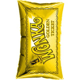 Willy Wonka Golden Ticket (70cm x 30cm) INFLATED Foil Licensed SuperShape #849368