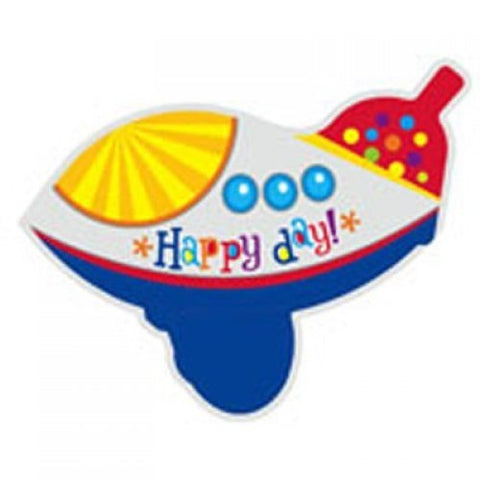 Happy Birthday Airplane Aeroplane Foil Balloon #19373-24