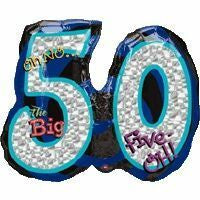 50th Birthday Foil Supershape OH NO Balloon #116051