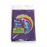 Purple Tablecover Plastic Round