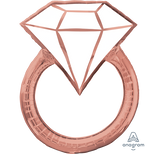 Rose Gold Diamond Ring Supershape Foil #39715