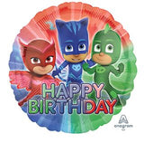 PJ Masks Foil Happy Birthday Balloon #34673