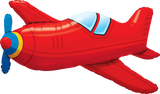 Aeroplane Red Foil Supershape Balloon #57811
