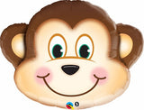 Monkey Face Foil Supershaped Balloon #16097