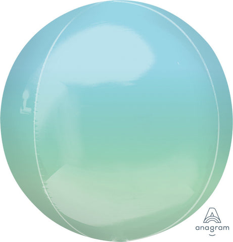 Ombre Orbz Mint to Blue Balloon #3984901