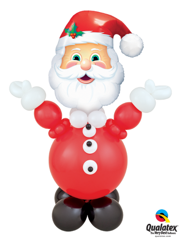 Santa Giant Red Belly Balloon