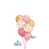Mother's Day Good as Gold Dots Balloon Dazzler Bouquet