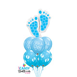Baby Feet Its a Boy Balloon Splendor Bouquet
