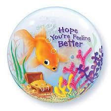 Get Well Bubble Hope You're feeling better INFLATED #68653