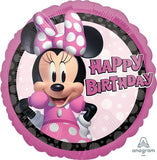 Minnie Mouse Happy Birthday Foil LIcensed INFLATED 43cm Balloon #41893