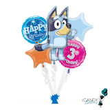 Bluey Birthday Balloon Bouquet Kit INFLATED #BlueyFoils