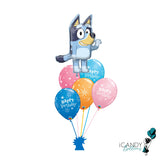 Bluey Birthday Balloon Bouquet #BlueyT5