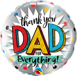 Thank You Dad for Everything! Foil 45cm Balloon #55818