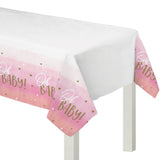 Oh Baby Pink Plastic Tablecover