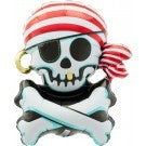 Pirate Face & Cross Bone Jolly Roger 14inch