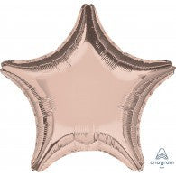 Rose Gold Star Foil 18" Anagram INFLATED #36187