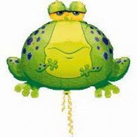 Bull Frog Foil  76x 61cm  Balloon INFLATED #05930