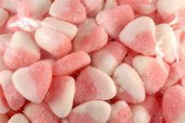 Pink Hearts Strawberry Flavour Gluten Free 1kg