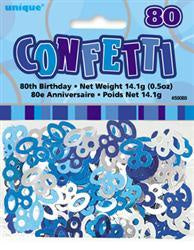 80th Birthday Scatters Blues & Silver 14g