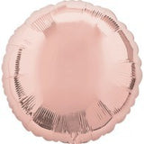 Rose Gold Round Foil Mirror Finish Balloon INFLATED #36185