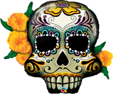 Day of The Dead Sugar Skull INFLATED #44228