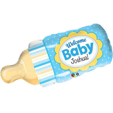 Welcome Baby Foil Supershape Bottle Balloon #16472
