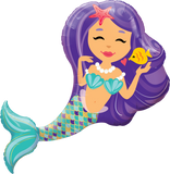 Mermaid Enchanted Foil Supershape Balloon #57815