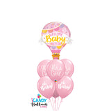 Baby Girl Hot Air Balloon Splendor Bouquet