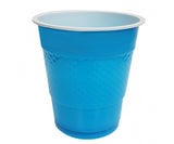 Electric Blue Plastic 12oz (350ml) Cup 20pk