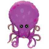 Octopus Purple Foil Supershape Balloon #25164