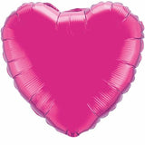 Heart Foil 36" Supershape 36inch Balloon Empty