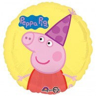 Peppa Pig Foil with Party Hat 43cm #31909