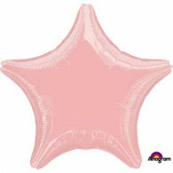 Baby Pink Star Foil 48cm INFLATED Balloon #06902